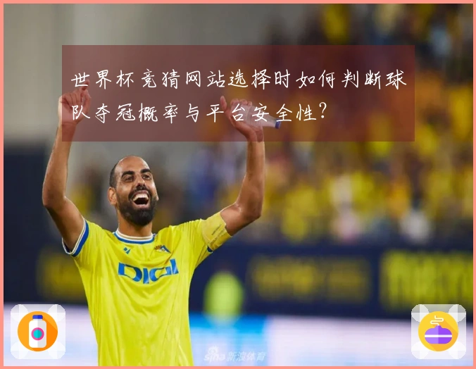 世界杯竞猜网站选择时如何判断球队夺冠概率与平台安全性？